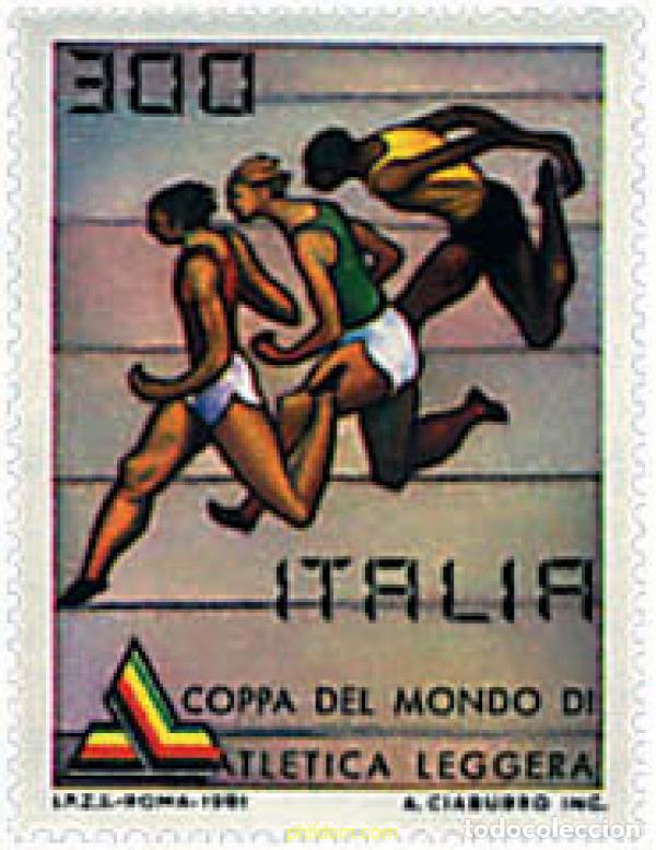 Timbres: 67031 MNH ITALIA 1981 COPA DEL MUNDO DE ATLETISMO EN ROMA