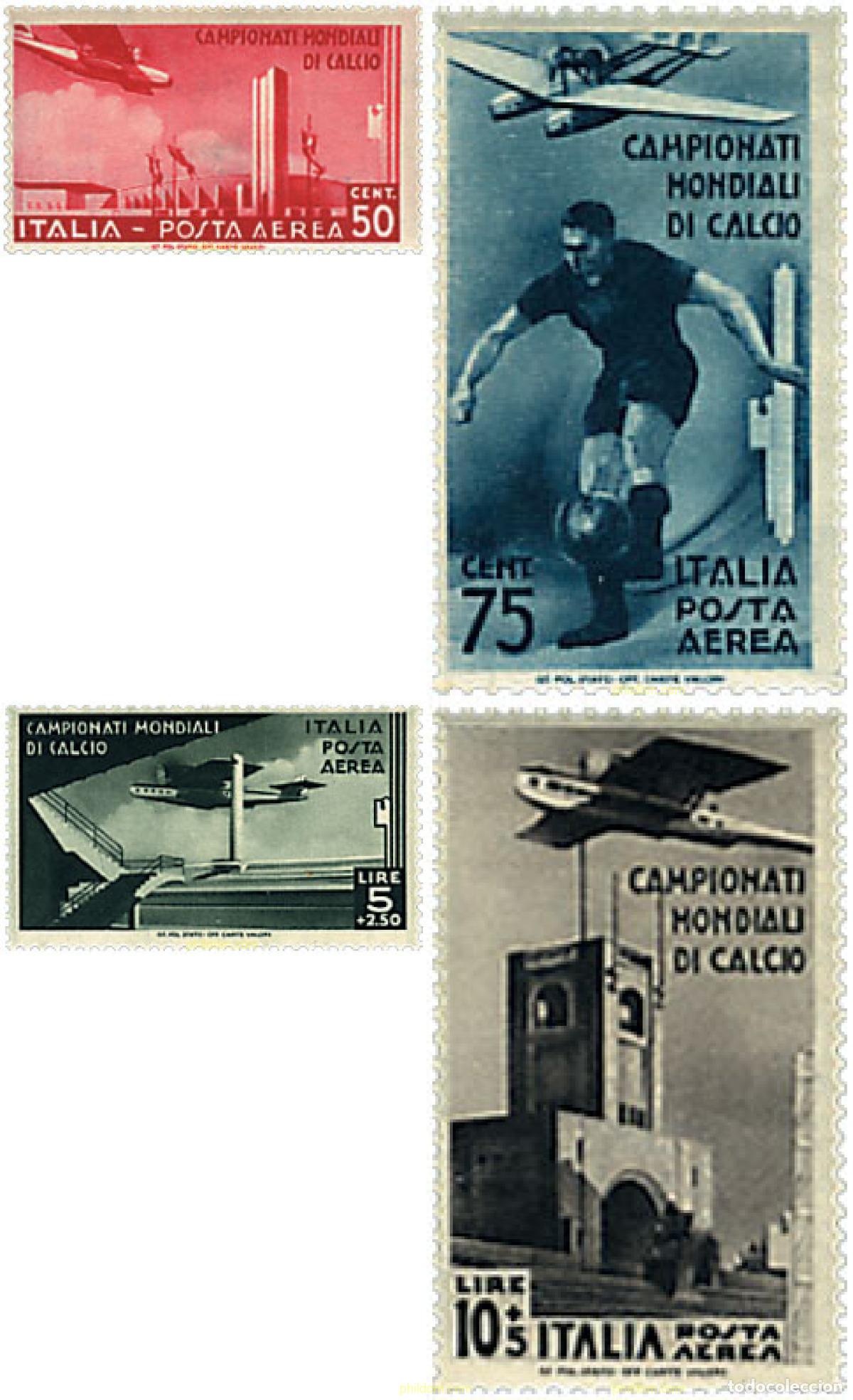 Sellos: 332707 HINGED ITALIA 1934 COPA DEL MUNDO DE FUTBOL. ITALIA-34