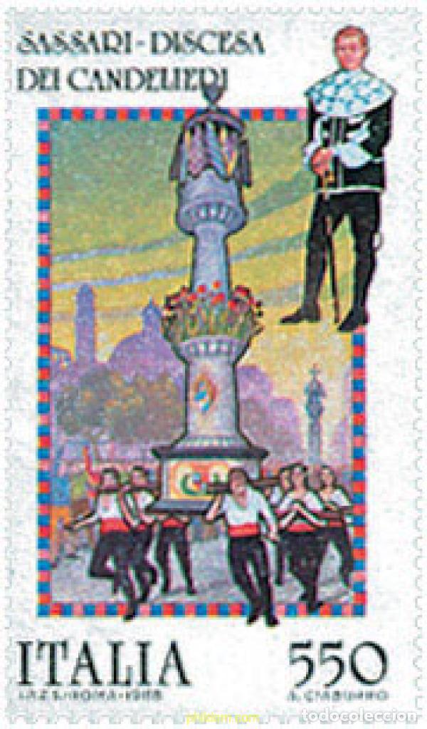 Sellos: 80546 MNH ITALIA 1988 FOLCLORE