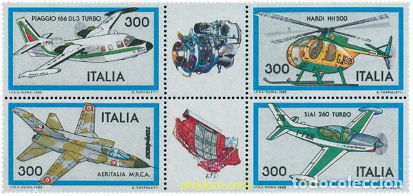 Sellos: 124512 MNH ITALIA 1982 AVIONES