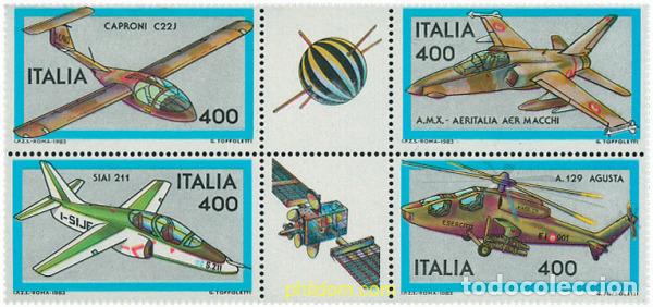 Sellos: 124528 MNH ITALIA 1983 AVIONES