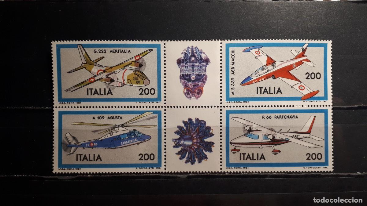 Sellos: ITALIA. A&Ntilde;O 1981. **. YVERT 1484/7