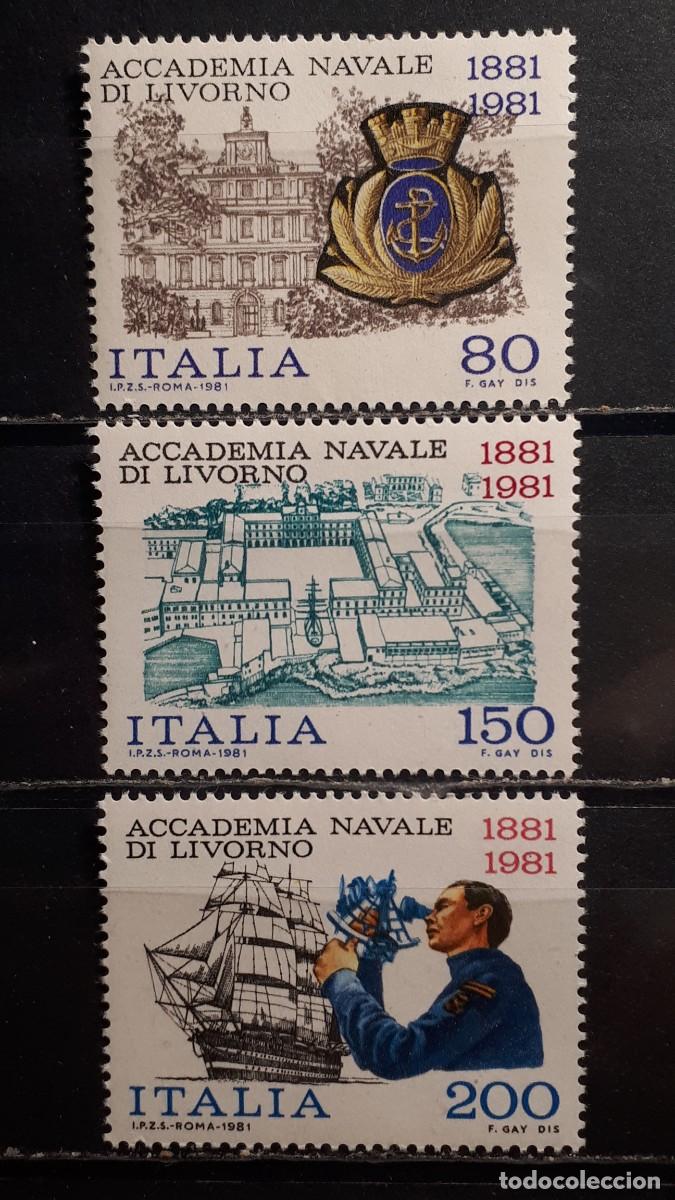 Sellos: ITALIA. A&Ntilde;O 1981. **. YVERT 1495/7