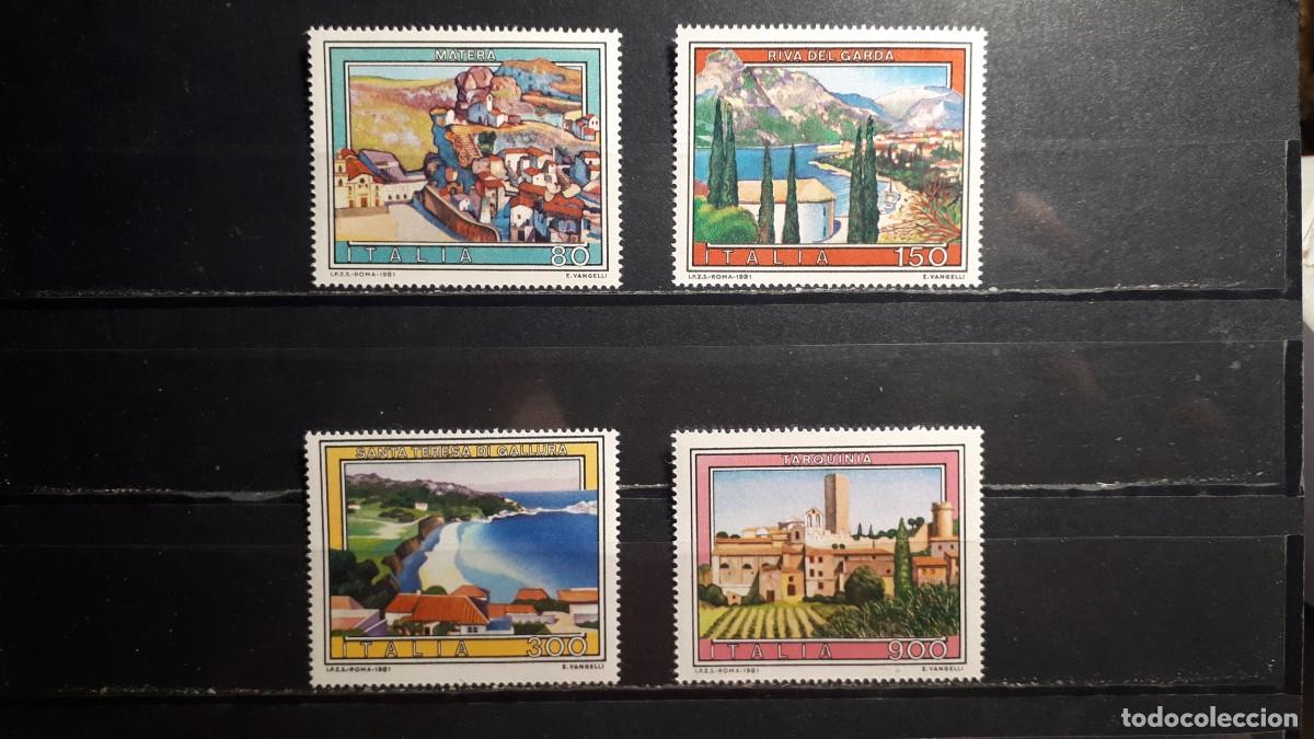 Sellos: ITALIA. A&Ntilde;O 1981. **. YVERT 1491/4