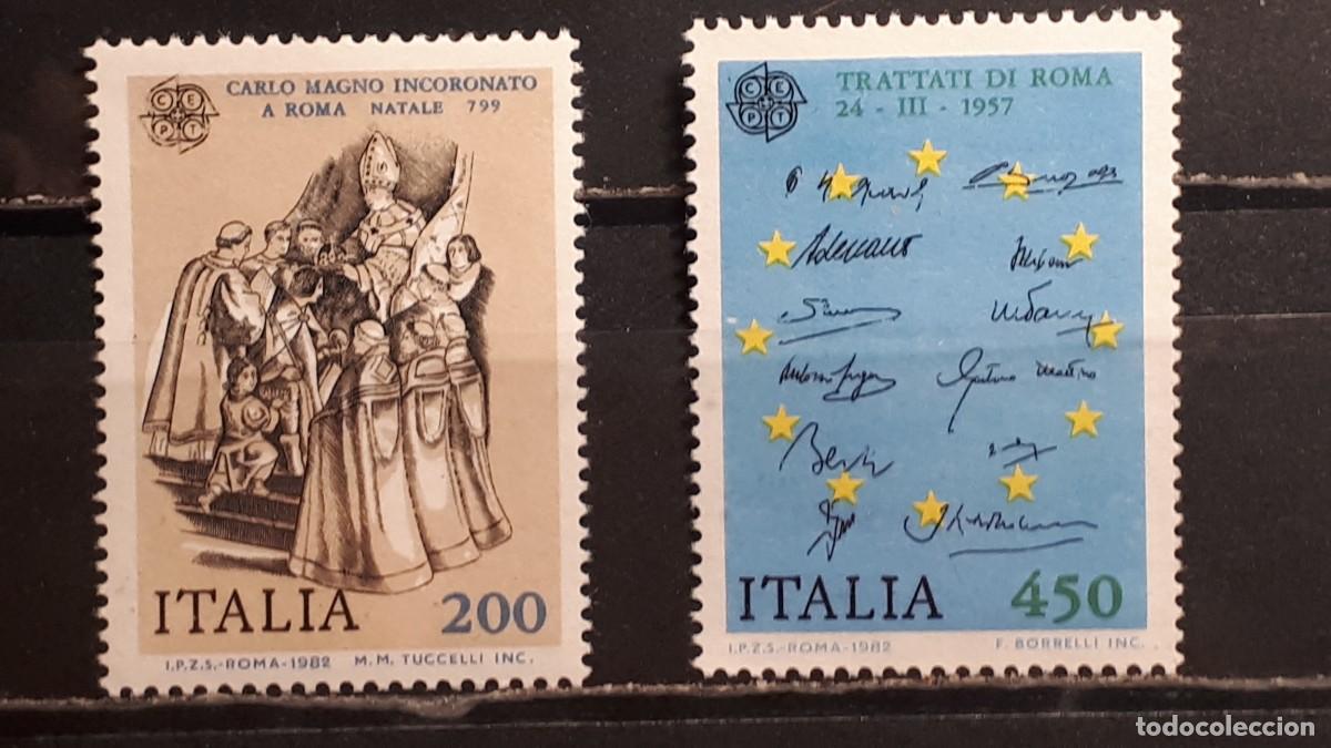 Sellos: ITALIA. A&Ntilde;O 1982. **. YVERT 1532/3