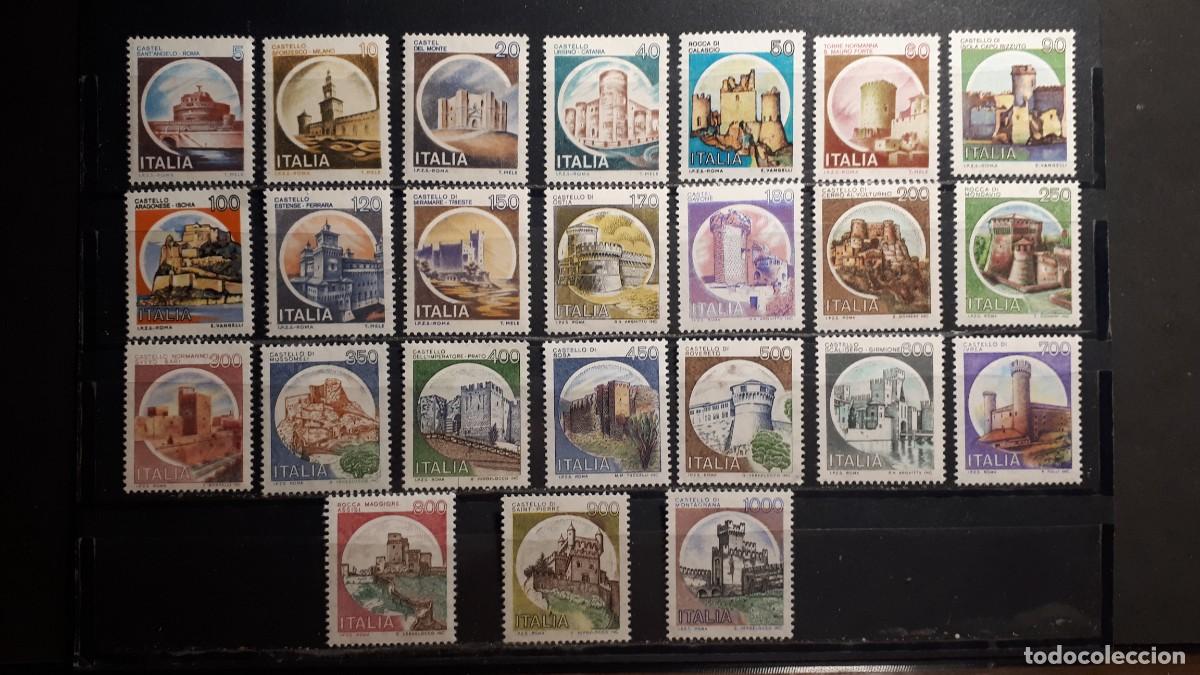 Sellos: ITALIA. A&Ntilde;O 1980. **. YVERT 1433/56