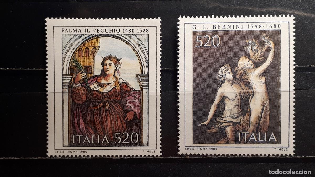 Sellos: ITALIA. A&Ntilde;O 1980. **. YVERT 1468/9