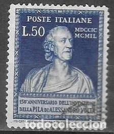 Sellos: SELLO USADO DE ITALIA 1949, YT 550