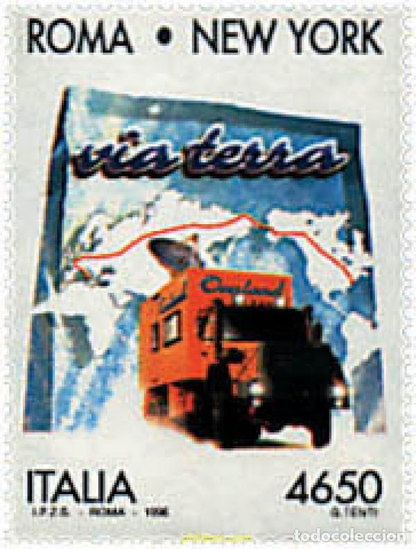 Sellos: 42308 MNH ITALIA 1996 RALLY ROMA-NUEVA YORK POR VIA TERRESTRE