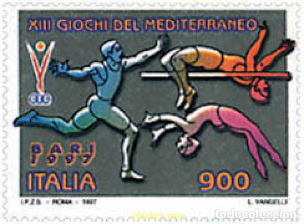 Sellos: 67111 MNH ITALIA 1997 13 JUEGOS DEL MEDITERRANEO EN BARI