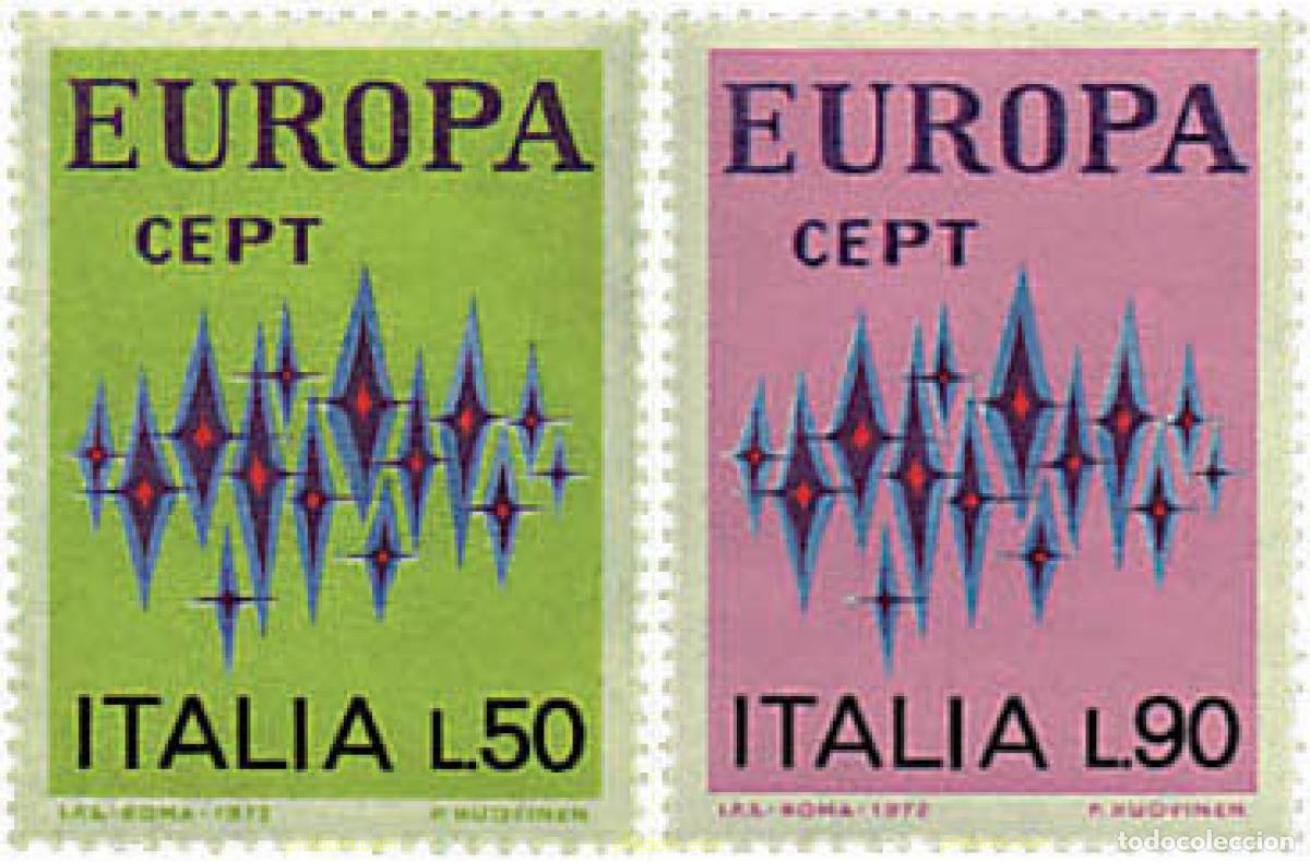 Sellos: 62224 MNH ITALIA 1972 EUROPA CEPT. COMUNICACIONES