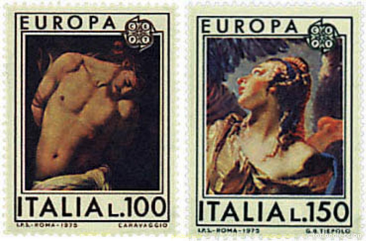 Sellos: 62276 MNH ITALIA 1975 EUROPA CEPT. PINTURAS