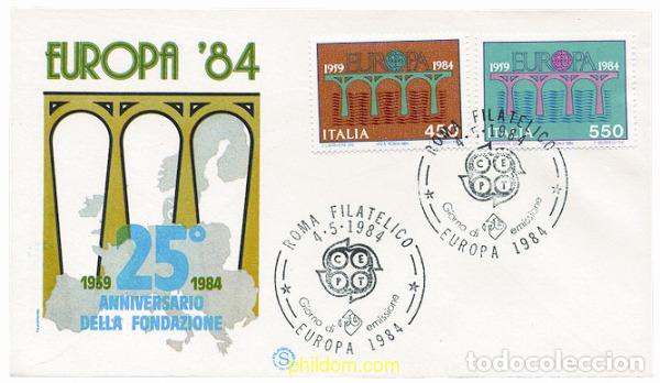 Sellos: 24019 MNH ITALIA 1984 EUROPA CEPT. 25 ANIVERSARIO DE LA CEPT