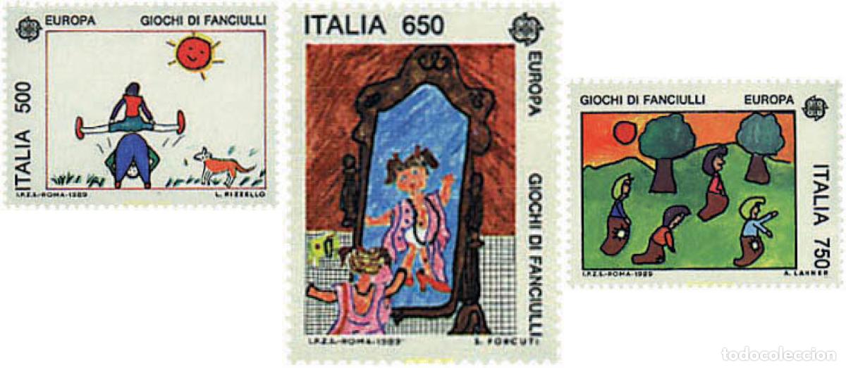 Sellos: 62746 MNH ITALIA 1989 EUROPA CEPT. JUEGOS INFANTILES
