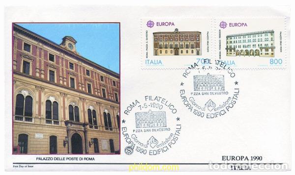Sellos: 24231 MNH ITALIA 1990 EUROPA CEPT. OFICINAS POSTALES