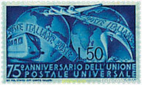 Sellos: 330169 HINGED ITALIA 1949 75 ANIVERSARIO DE LA UPU