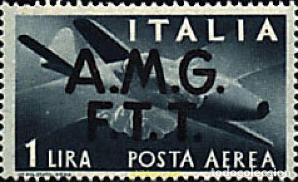 Sellos: 599122 HINGED TRIESTE Zona A 1947 MOTIVOS VARIOS