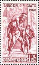 Sellos: ITALIA, 1960 SW1034 &rdquo;A&ntilde;o Mundial del Refugiado: pintura (Rafael)&rdquo;./ Nuevo, sin charnela. MNH.