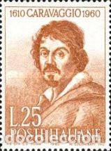 Sellos: ITALIA, 1960 SW1055 &rdquo;Caravaggio, pintor: 1.571 - 1.610&rdquo;./ Nuevo, sin charnela. MNH.