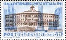 Sellos: ITALIA, 1961 SW1085 &rdquo;Cent. de la Unificaci&oacute;n Italiana&rdquo;./ Nuevo, sin charnela. MNH.