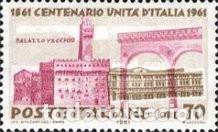 Sellos: ITALIA, 1961 SW1086 &rdquo;Cent. de la Unificaci&oacute;n Italiana&rdquo;./ Nuevo, sin charnela. MNH.