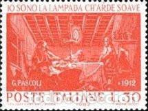 Sellos: ITALIA, 1962 SW1093 &rdquo;Giovanni Pascoli, poeta&rdquo;./ Nuevo, sin charnela. MNH.