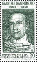 Sellos: ITALIA, 1963 SW1115 &rdquo;Gabriele D&acute;Annunzio, pol&iacute;tico&rdquo;./ Nuevo, sin charnela. MNH.