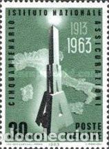 Sellos: ITALIA, 1963 SW1119 &rdquo;Instituto Nacional de Seguros&rdquo;./ Nuevo, sin charnela. MNH.