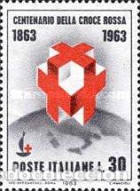 Sellos: ITALIA, 1963 SW1121 &rdquo;Centenario de la Cruz Roja&rdquo;./ Nuevo, sin charnela. MNH.