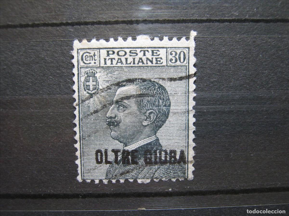 Sellos: ITALIA COLONIA OLTRE GIUBA 1925-26 YVERT 17 USADO PERFECTO.