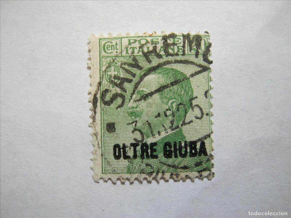 Timbres: ITALIA COLONIA OLTRE GIUBA 1925-26 YVERT 16 USADO PERFECTO.