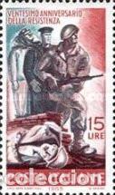 Sellos: ITALIA, 1965 SW1151 &rdquo;Resistencia 2&ordf; Guerra Mundial&rdquo;./ Nuevo, sin charnela. MNH.