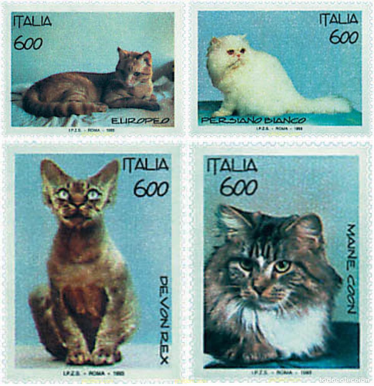 Sellos: 67088 MNH ITALIA 1993 GATOS