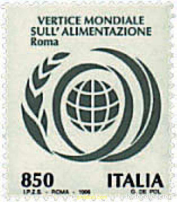 Timbres: 31213 MNH ITALIA 1996 CUMBRE MUNDIAL SOBRE LA ALIMENTACION
