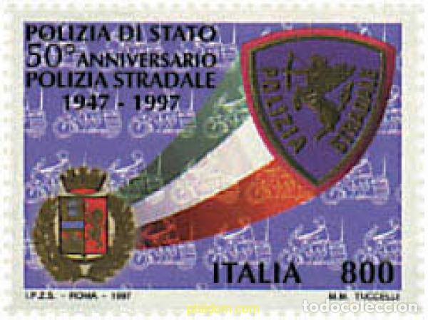 Francobolli: 42310 MNH ITALIA 1997 LA POLICIA DEL ESTADO. CINCUENTENARIO DE LA POLICIA EN RUTA