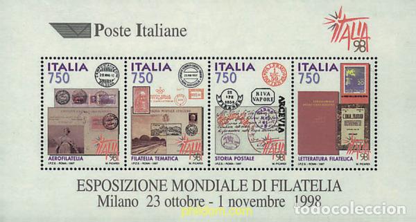 Francobolli: 61371 MNH ITALIA 1997 ITALIA 98. EXPOSICION FILATELICA INTERNACIONAL
