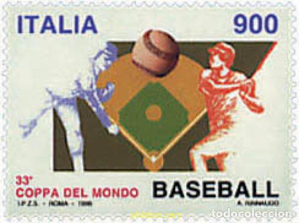 Sellos: 67117 MNH ITALIA 1998 33 COPA DEL MUNDO DE BEISBOL