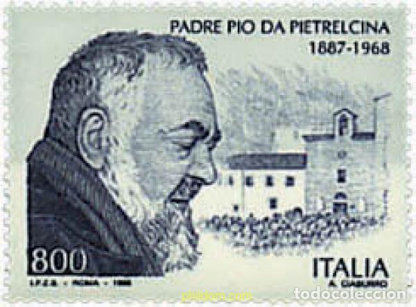 Sellos: 35235 MNH ITALIA 1998 30 ANIVERSARIO DE LA MUERTE DEL PADRE PIO DE PIETRELCINA