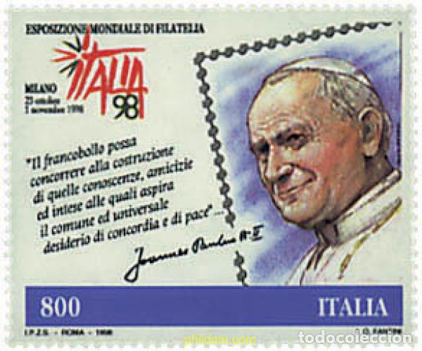 Sellos: 67118 MNH ITALIA 1998 ITALIA 98. EXPOSICION FILATELICA INTERNACIONAL