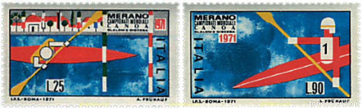 Francobolli: 67008 MNH ITALIA 1971 CAMPEONATOS DEL MUNDO DE CANOA