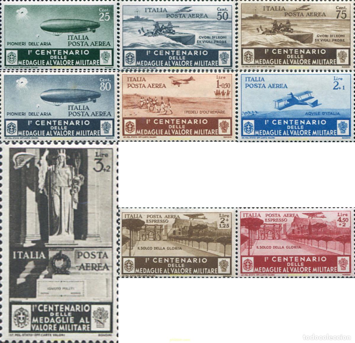 Sellos: 332708 MNH ITALIA 1934 CENTENARIO DE LA MEDALLA MILITAR