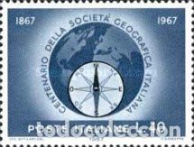Sellos: ITALIA, 1965 SW1196 &rdquo;Sociedad Geogr&aacute;fica Nacional&rdquo;./ Nuevo, sin charnela. MNH.
