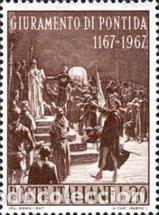 Sellos: ITALIA, 1967 SW1218 &rdquo;Juramento de Pontida&rdquo;./ Nuevo, sin charnela. MNH.