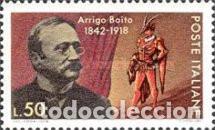 Sellos: ITALIA, 1968 SW1251 &rdquo;Arrigo Boito, compositor&rdquo;./ Nuevo, sin charnela. MNH.