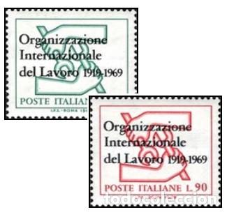 Timbres: ITALIA, 1969 SW1275/76 &rdquo;Organizaci&oacute;n Internacional del Turismo&rdquo;./ Nuevo, sin charnela. MNH.