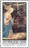 Sellos: ITALIA, 1970 SW1304 &rdquo;Navidad: &rdquo;Adoraci&oacute;n&rdquo; de Filippo Lippi&rdquo;./ Nuevo, sin charnela. MNH.
