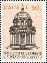 Sellos: ITALIA, 1971 SW1308 &rdquo;Templete de San Pedro de Bramante - Roma&rdquo;./ Nuevo, sin charnela. MNH.