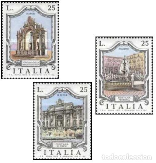 Sellos: ITALIA, 1973 SW1400/02 &rdquo; Fuentes hist&oacute;ricas&rdquo;./ Nuevo, sin charnela. MNH.