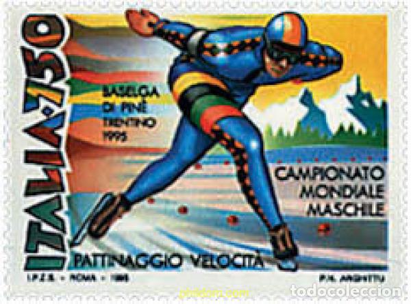 Sellos: 67095 MNH ITALIA 1995 CAMPEONATO MUNDIAL DE PATINAJE DE VELOCIDAD