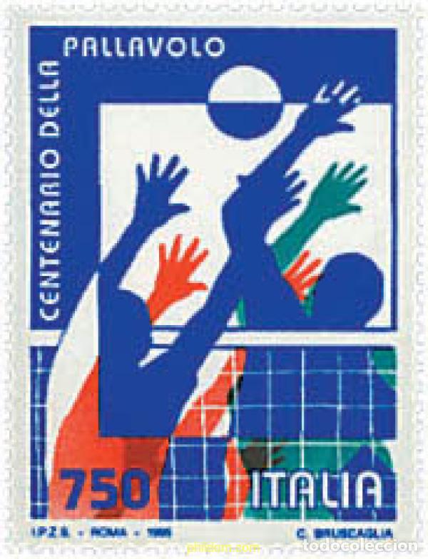 Sellos: 67096 MNH ITALIA 1995 CENTENARIO DEL BALONVOLEA